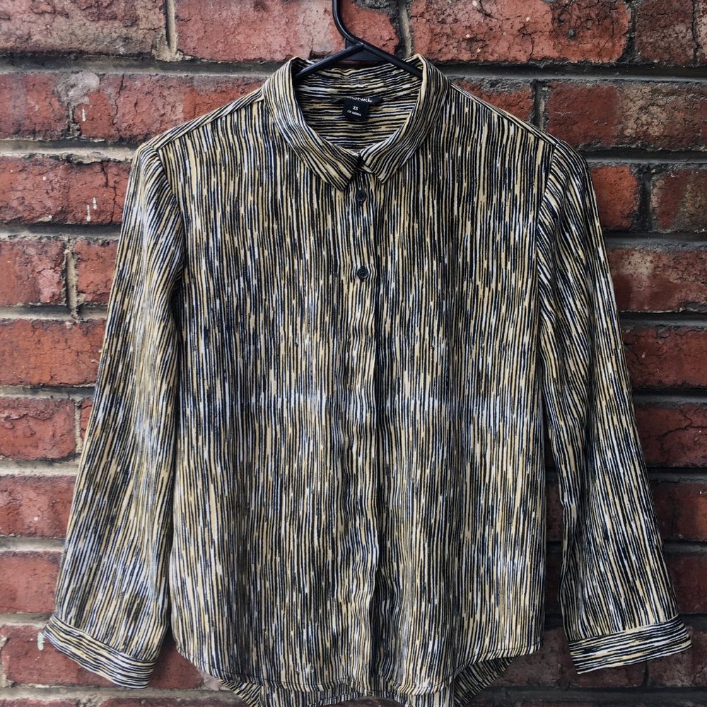 Monki textured blouse